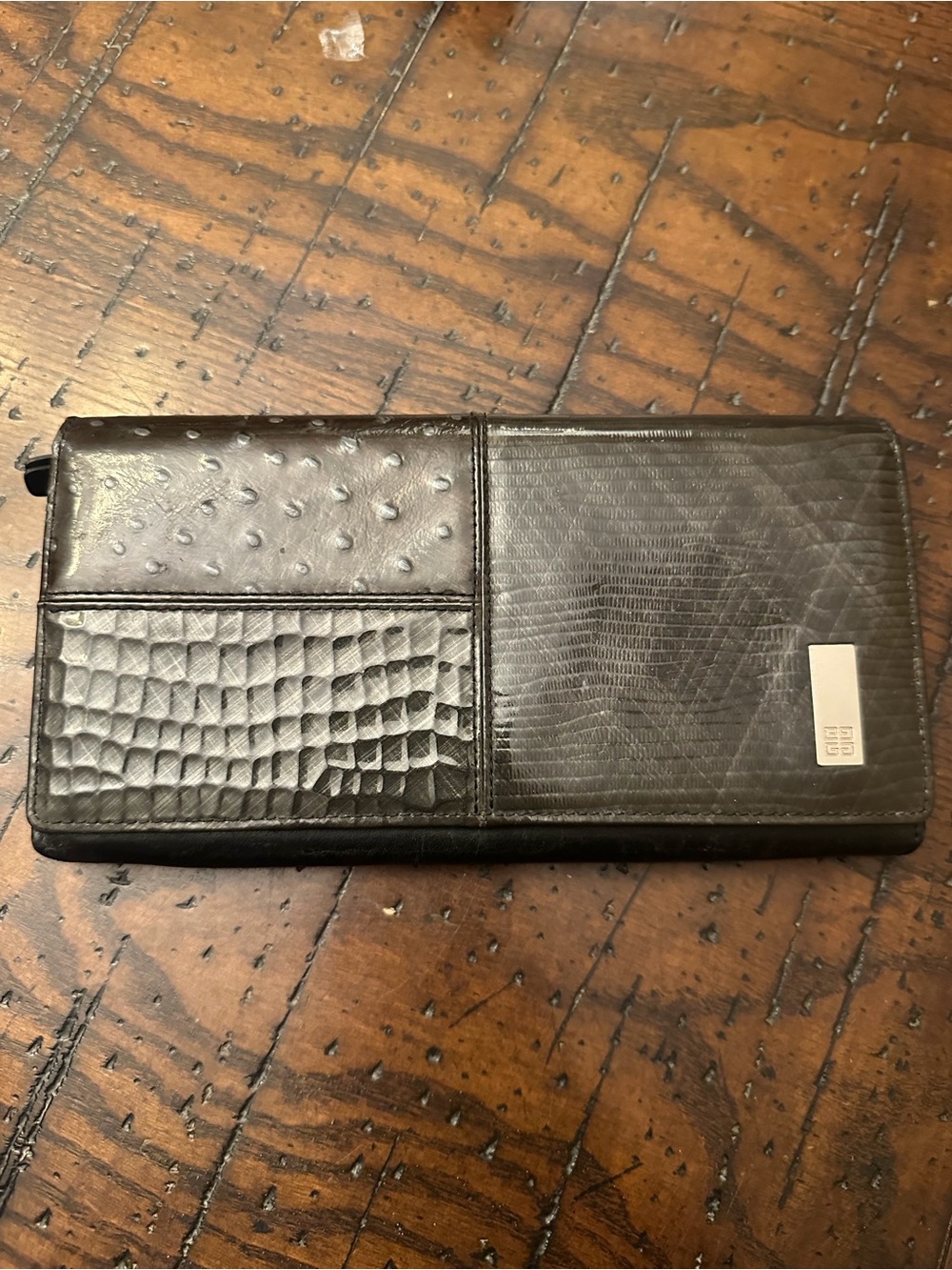 Woman’s Givenchy Black Textured Leather Wallet - Designer Plate